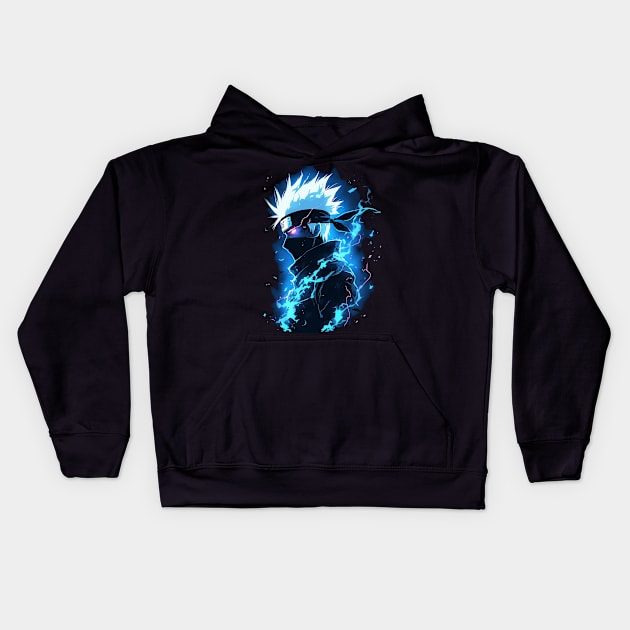 kakashi Kids Hoodie by piratesnow